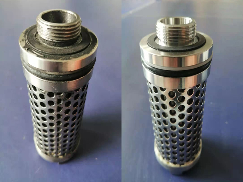 清洗效果对比